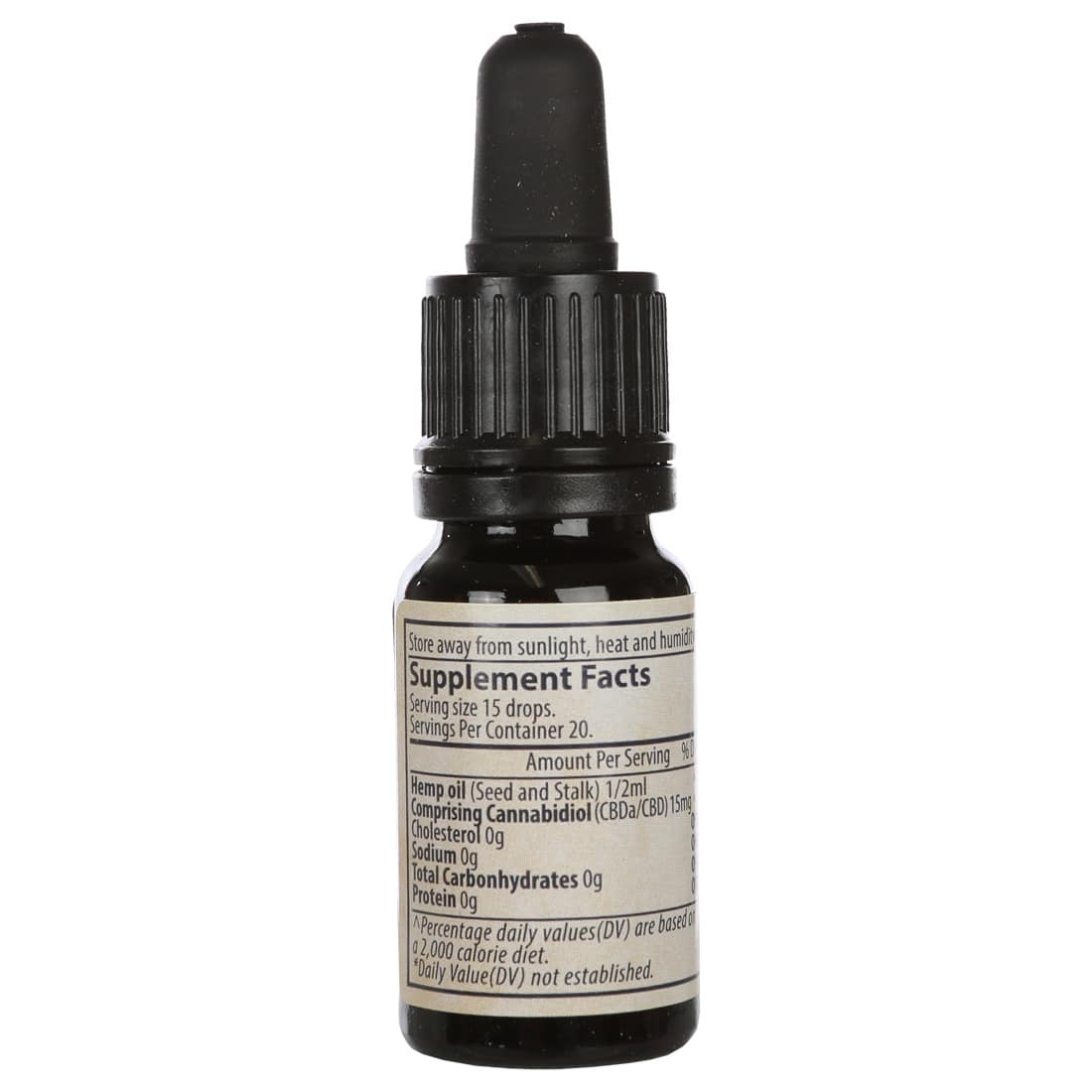 een flesje Endoca - CBD Olie 3% (10ml) met een druppelaar. miniatuur