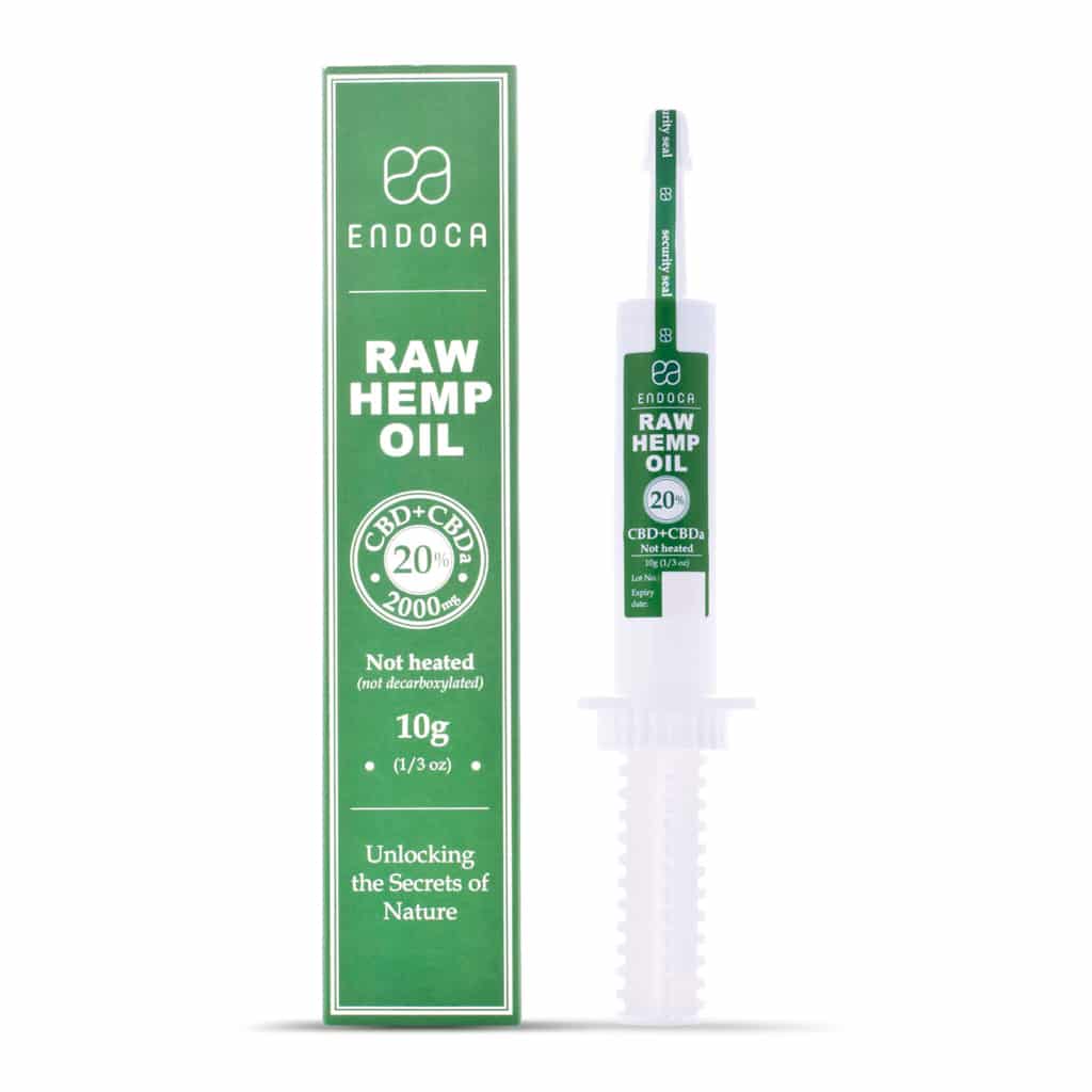 Een tube CBD Pasta 20% van Endoca (2000mg CBD). miniatuur