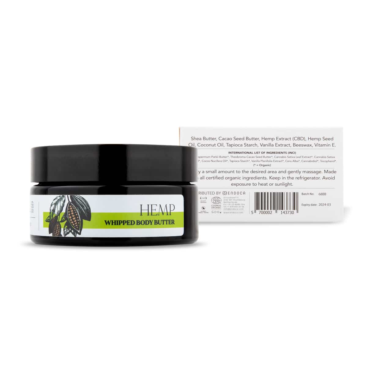 CBD Bodybutter cannabidiol miniatuur