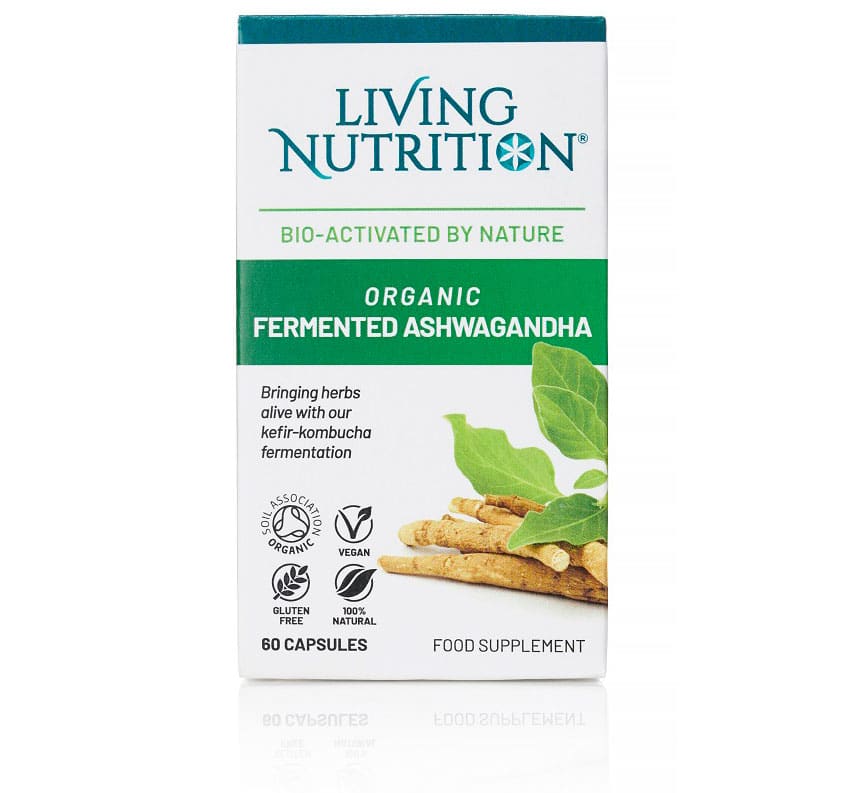 Gefermenteerd biologisch supplement met ashwagangha