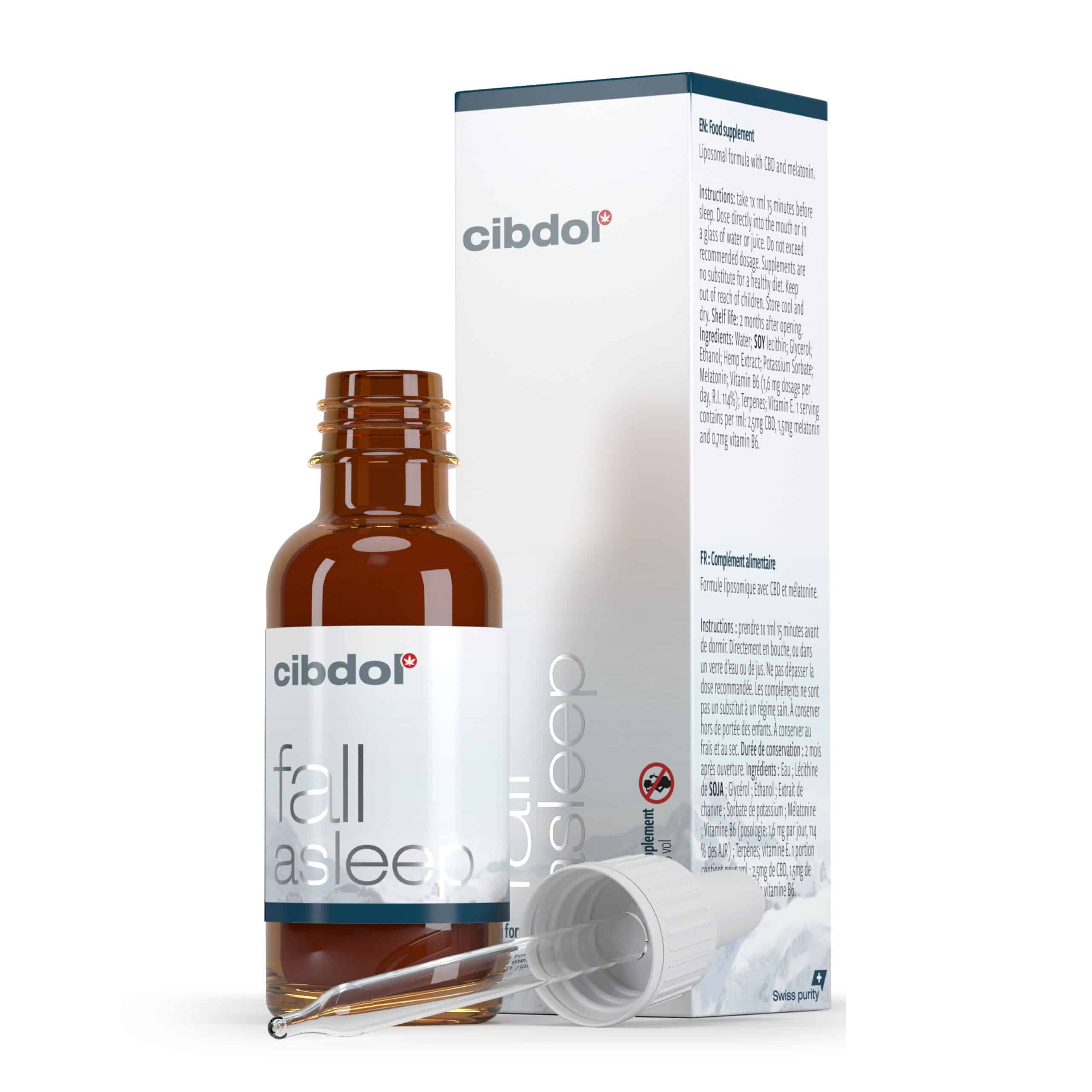 Cibdol rusten slaap cbd melatonine miniatuur
