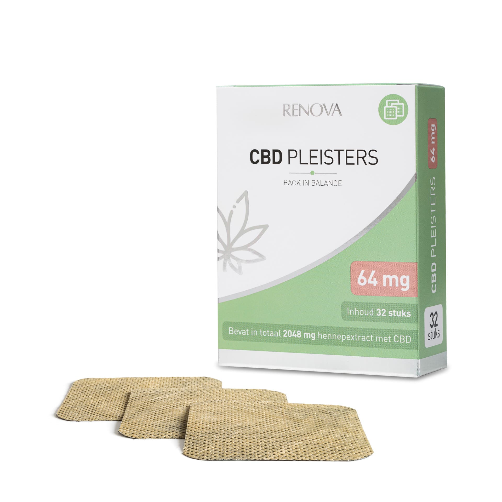 Renova - cannabidiol pleisters 64mg
