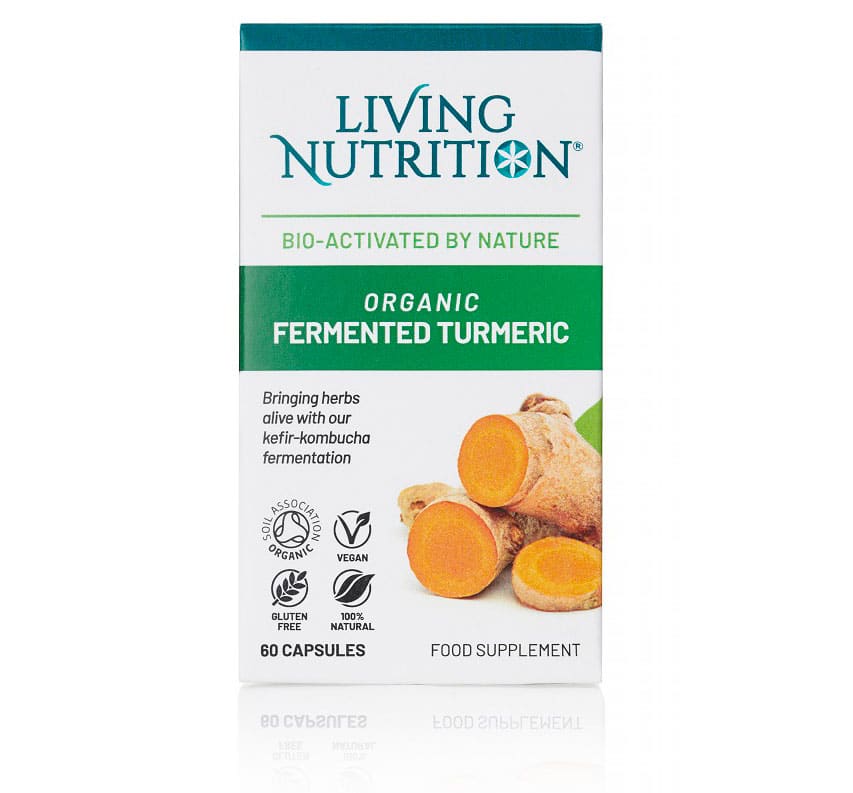Gefermenteerd biologisch supplement met kurkuma