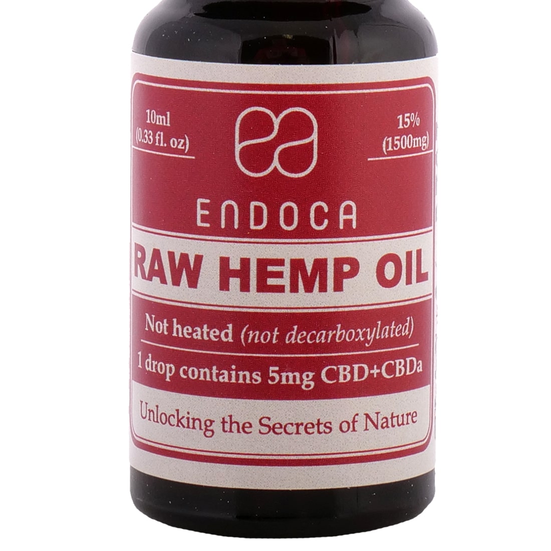 Een flesje Endoca - CBD Olie 15% (10ml). miniatuur