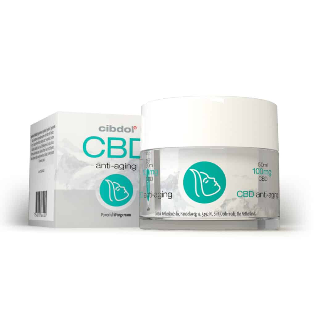Anti-age crème met cannabidiol