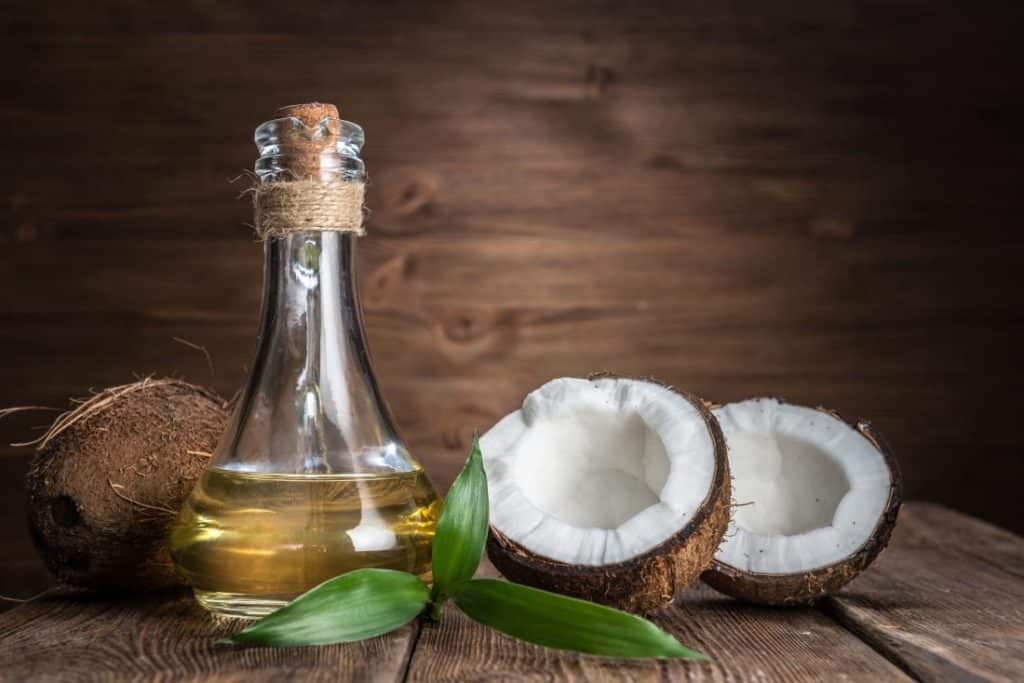 Palmpitolie en kokosolie