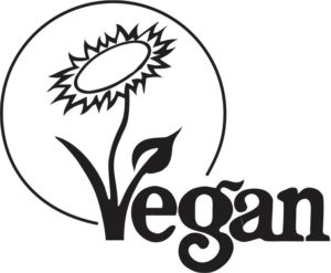 een zwart-wit logo met het woord Mushrooms4Life.