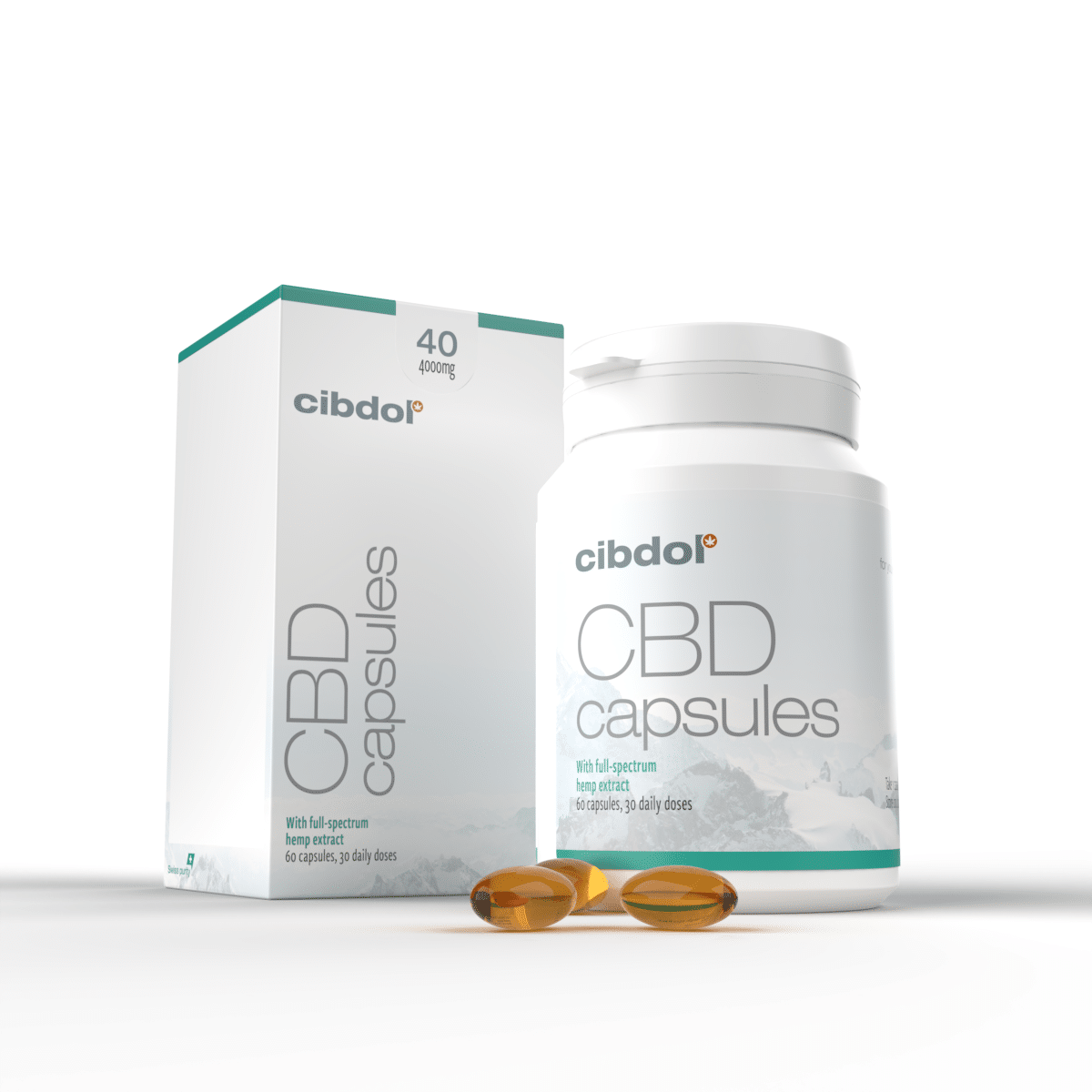 Cibdol 40 CBD capsules 1