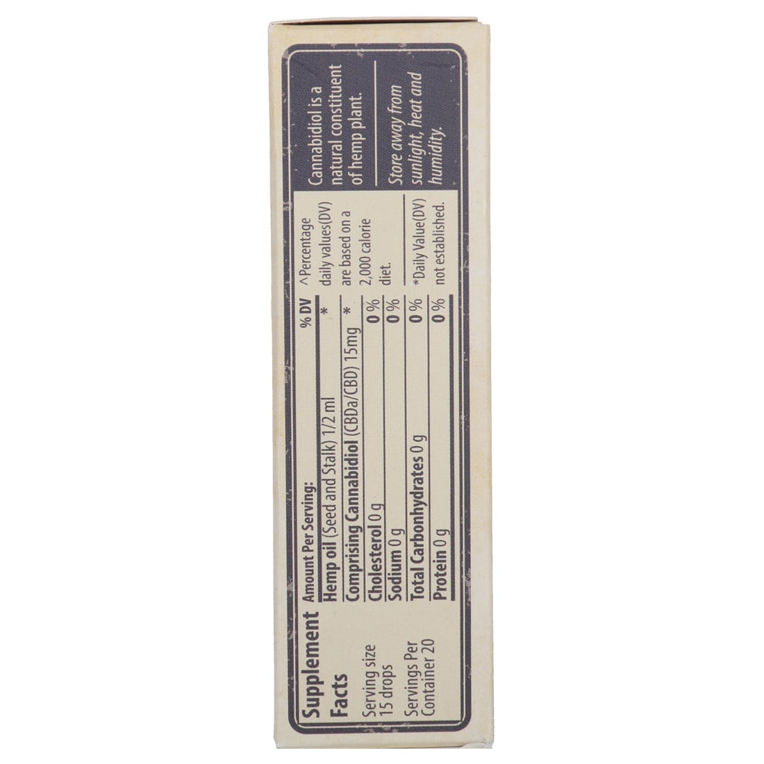 Een witte doos met een label erop voor Endoca - CBD Olie 3% (10ml). miniatuur