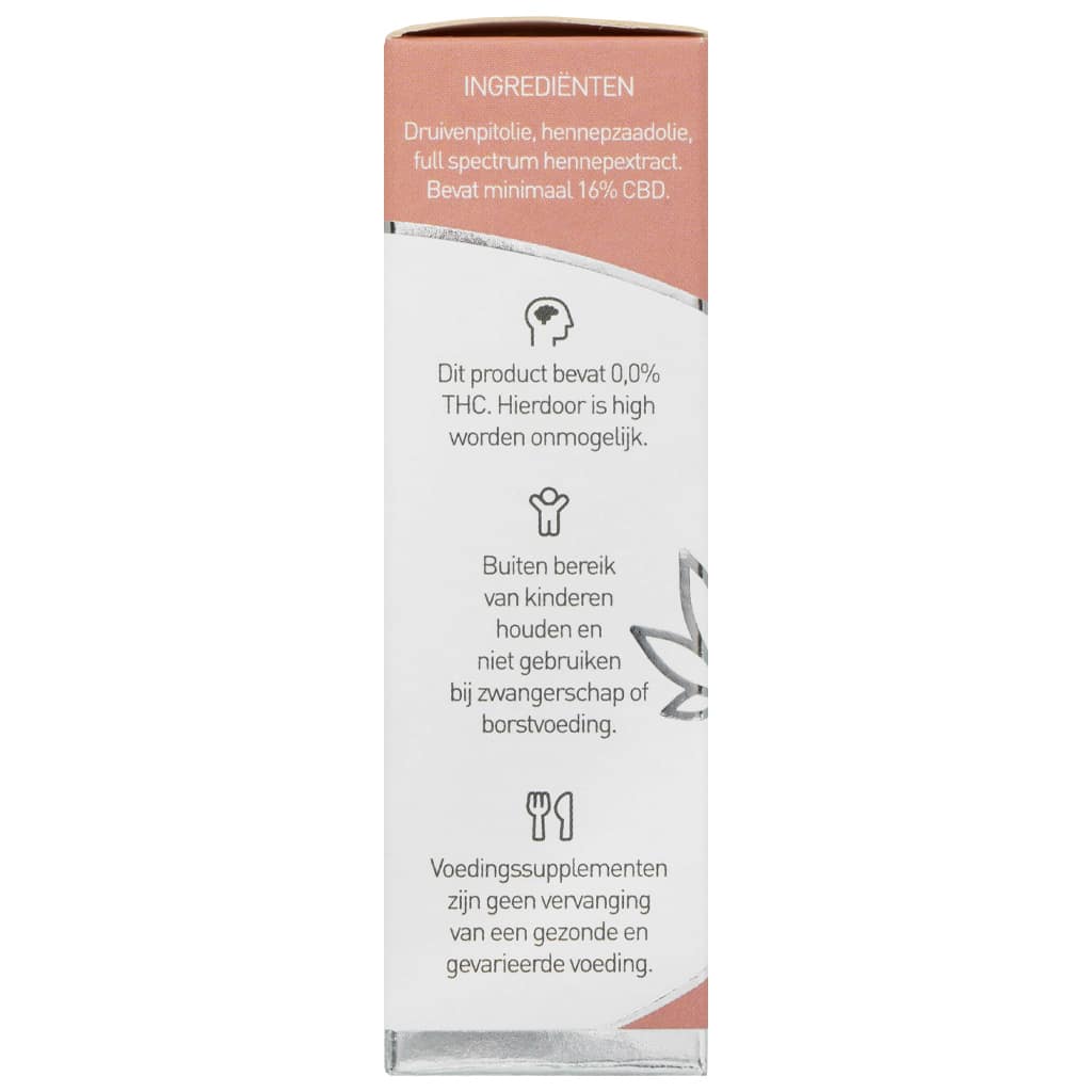 De verpakking voor Renova - CBD olie 16% (10ml) wordt getoond. miniatuur