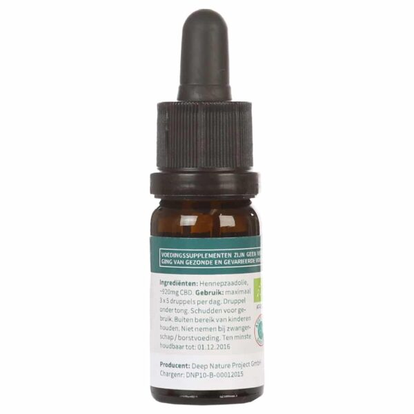 Een flesje Medihemp - CBD olie 10% PUUR (10ml).